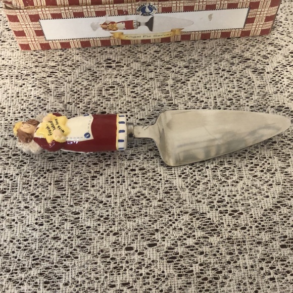 Goose Berry Patch Angel Pie Server Fresh-Baked With Love Holiday Christmas - Picture 6 of 9